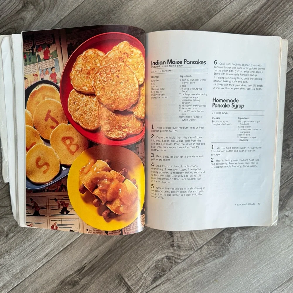 1977 Vintage Betty Crocker cookbook for boys & girls